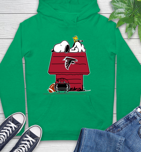 Atlanta Falcons NFL Football Snoopy Woodstock The Peanuts Movie Hoodie 8