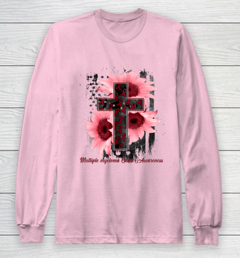 Multiple Myeloma American Flag T-Shirt Multiple Myeloma American Flag T-Shirt