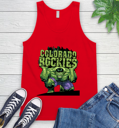 Colorado Rockies MLB Baseball Incredible Hulk Marvel Avengers Sports Tank Top 6