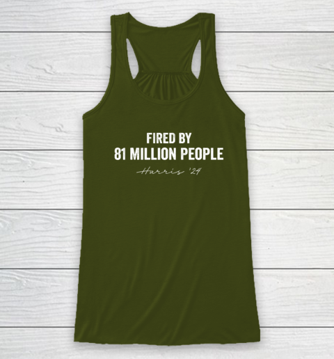 FIRED BY 81 MILLION PEOPLE Kamala Harris Walz 2024 Racerback Tank 2