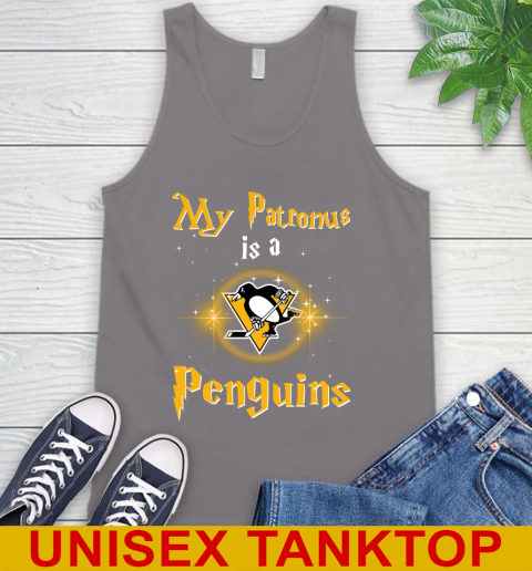 NHL Hockey Harry Potter My Patronus Is A Pittsburgh Penguins Tank Top 6