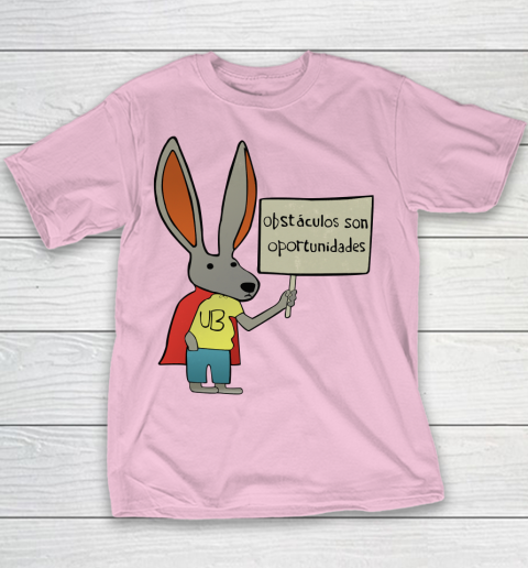 Rick Flag Shirt  Ultra Bunny with a Sign Youth T-Shirt 5