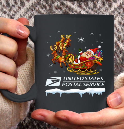 United States Postal Service Santa Christmas Funny Xmas Gift Ceramic Mug 11oz