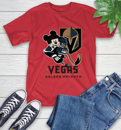 NHL Vegas Golden Knights Mickey Mouse Disney Hockey T Shirt T-Shirt 10