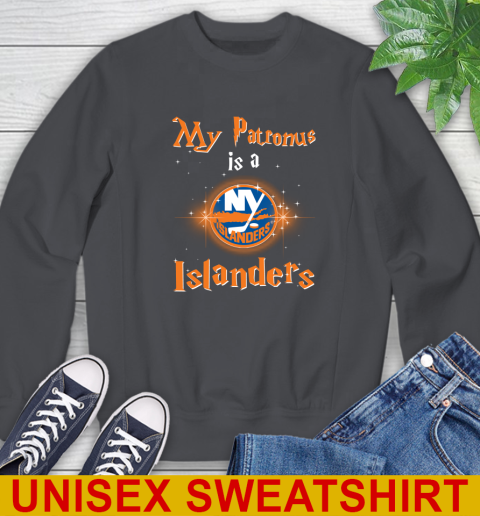 NHL Hockey Harry Potter My Patronus Is A New York Islanders Sweatshirt 7