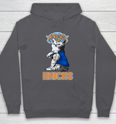 NBA Basketball My Cat Loves New York Knicks Hoodie 4