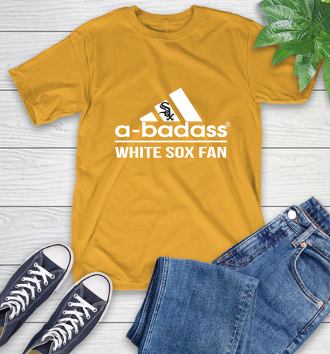 MLB A Badass Chicago White Sox Fan Adidas Baseball Sports T-Shirt 2