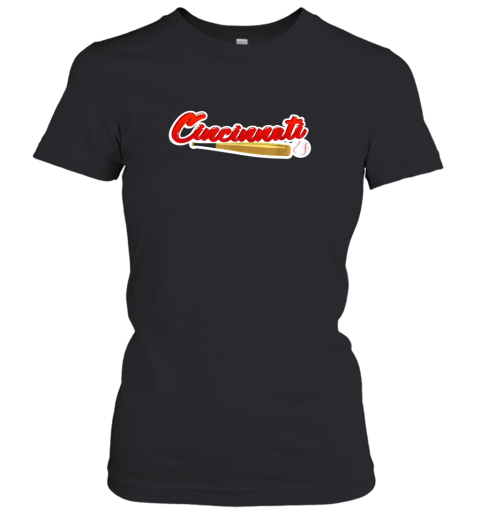 Vintage Cincinnati Baseball Shirt, Reds Ohio Baseball Women's T-Shirt