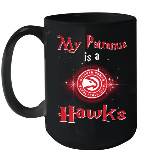 NBA Basketball Harry Potter My Patronus Is A Atlanta Hawks Ceramic Mug 15oz