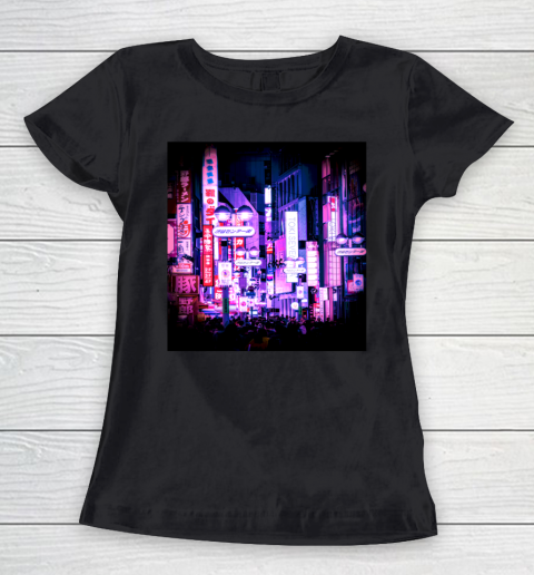 Vaporwave Aesthetic Japanese Toyko Osaka Retro Women's T-Shirt