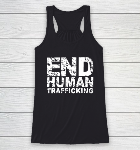 End Human Trafficking Shirt Racerback Tank