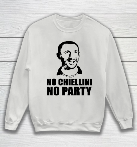 No Chiellini, No Party Italia Champion Euro Player Sweatshirt 3