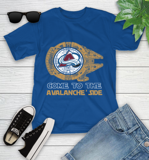 NHL Come To The Colorado Avalanche Wars Hockey Sports Youth T-Shirt 12