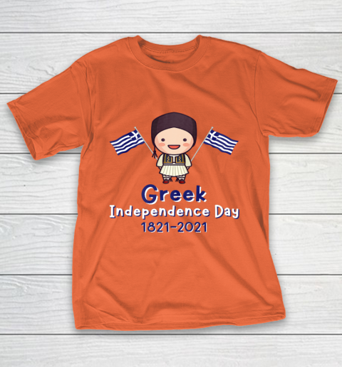 Kids Greek Independence 200th Anniversary Greece for Boys T-Shirt 3