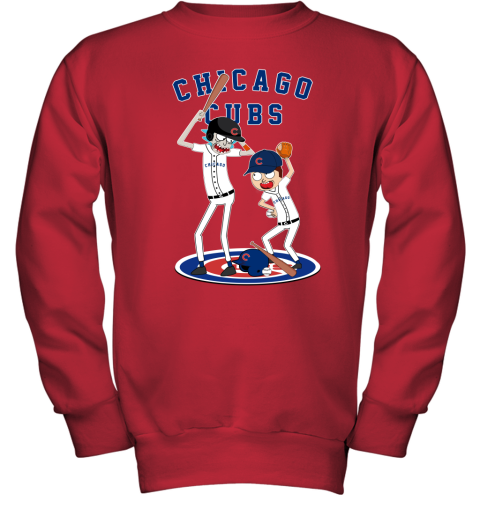 Chicago Cubs Baseball Bow 3/4 Red Sleeve Raglan