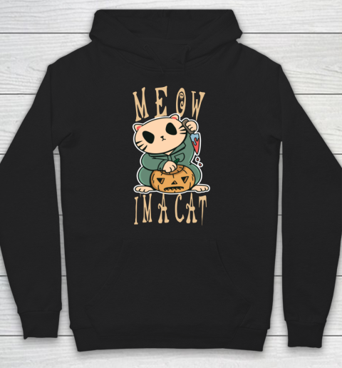 Halloween Shirt For Women and Cat Meow I'm A Cat Halloween Hoodie
