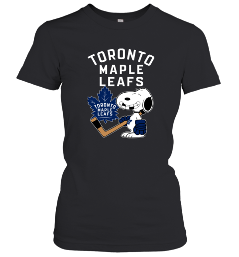 Toronto Maple Leafs Ice Hockey Broken Teeth Snoopy NHL Women's T-Shirt