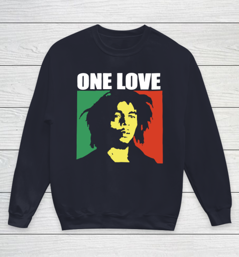 One Love Bob Marley Youth Sweatshirt 2