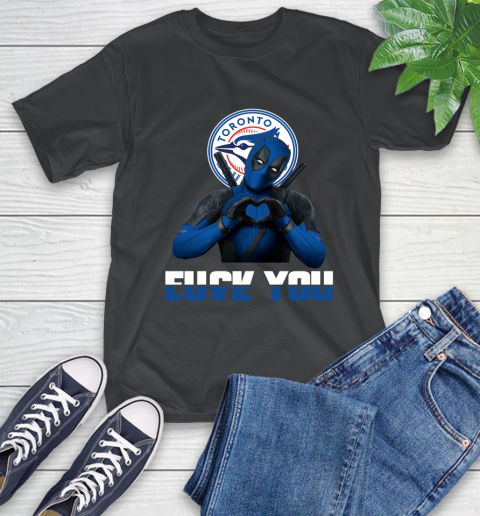 MLB Toronto Blue Jays Deadpool Love You Fuck You Baseball Sports T-Shirt