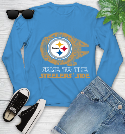 NFL Come To The Pittsburgh Steelers Wars Football Sports Youth Long Sleeve 8