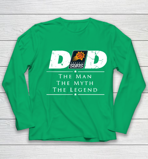 Phoenix Suns NBA Basketball Dad The Man The Myth The Legend Youth Long Sleeve 4