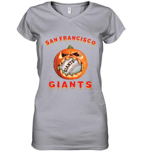 MLB San Francisco Giants Halloween Pumpkin Baseball Sports T Shirt