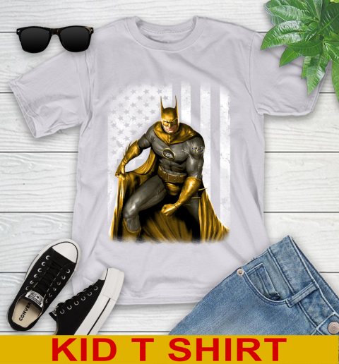 Nashville Predators NHL Hockey Batman DC American Flag Shirt Youth T-Shirt 4