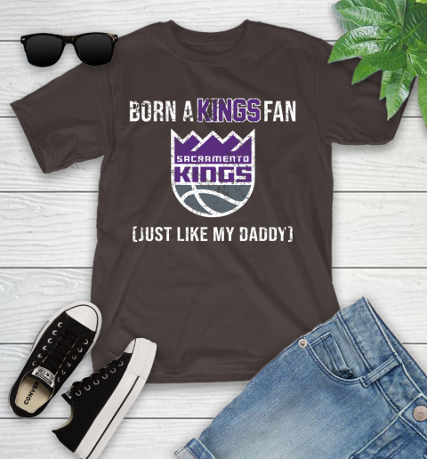 NBA Sacramento Kings Loyal Fan Just Like My Daddy Basketball Shirt Youth T-Shirt 6
