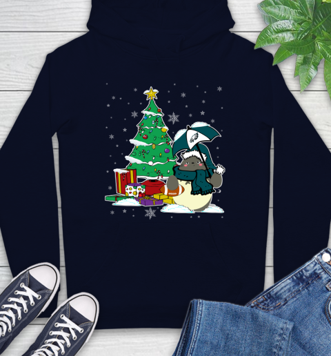 Philadelphia Eagles NFL Football Cute Tonari No Totoro Christmas Sports Hoodie 3