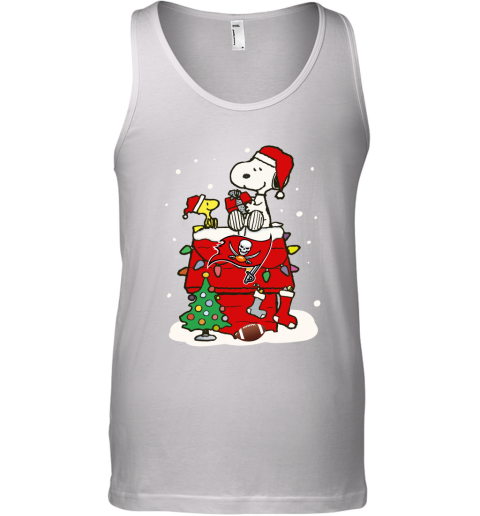 A Happy Christmas With Tampabay Buccaneers Snoopy Shirts Tank Top
