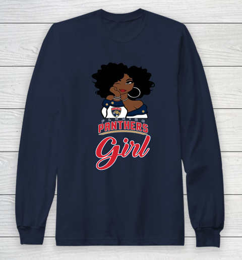 Florida Panthers Girl NHL Long Sleeve T-Shirt 4