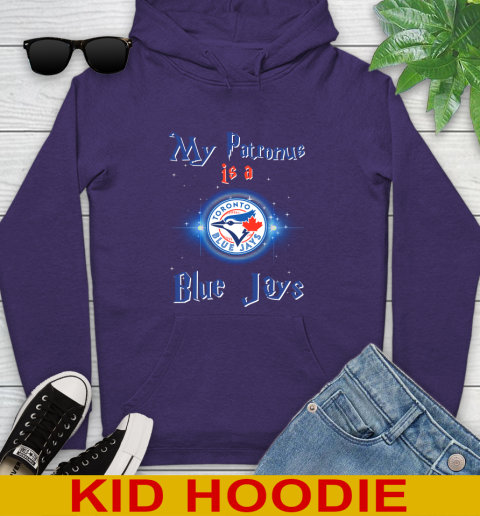 MLB Baseball Harry Potter My Patronus Is A Toronto Blue Jays Youth Hoodie 5