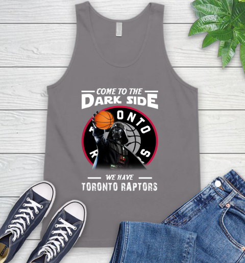 NBA Come To The Dark Side We Have Toronto Raptors Star Wars Darth Vader Basketball Tank Top 6