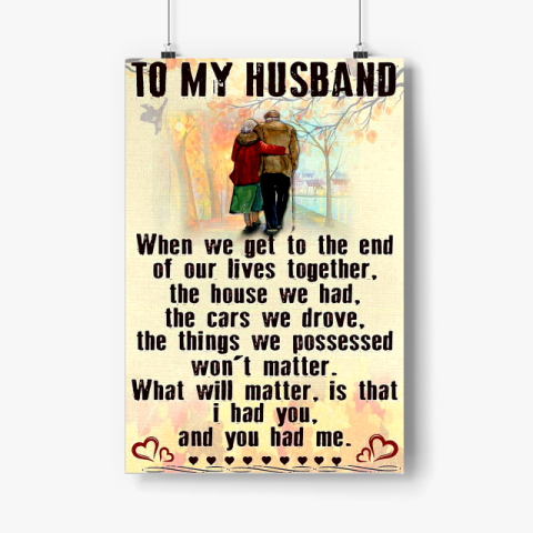 Staripy to My Husband   The  for Your Husband  Birthday Gift Poster