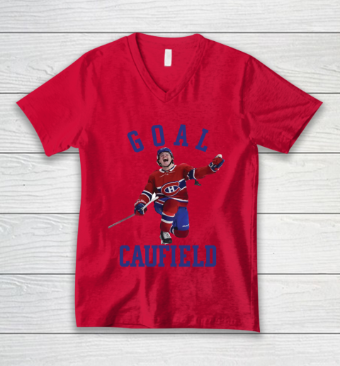 Goal Caufield Shirt Canadiens V-Neck T-Shirt 3