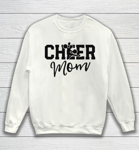 Mother's Day Funny Gift Ideas Apparel  Pink Cheerleader Mom Shirt Cheer Mom Gifts Mama Mother T Shi Sweatshirt