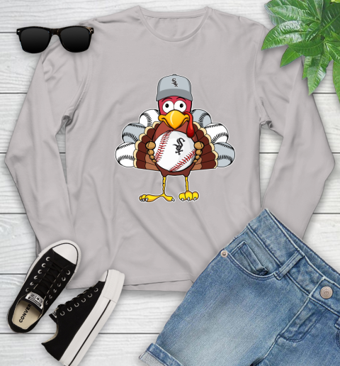 Chicago White Sox Turkey thanksgiving Youth Long Sleeve 12
