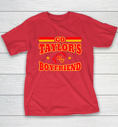 Go Boyfriend Football gift Fans Youth T-Shirt 7