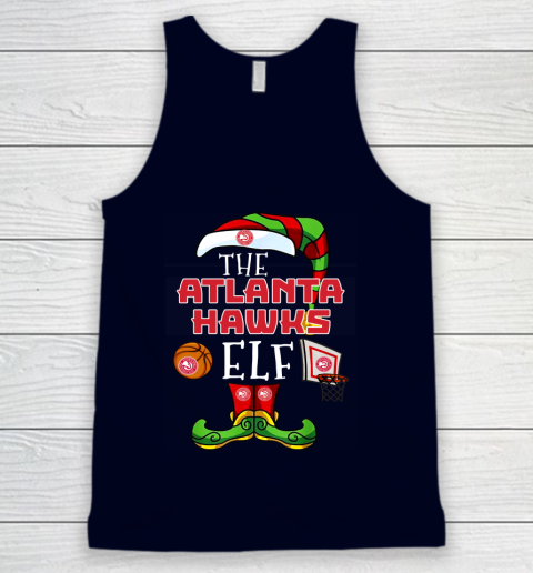 Atlanta Hawks Christmas ELF Funny NBA Tank Top 2