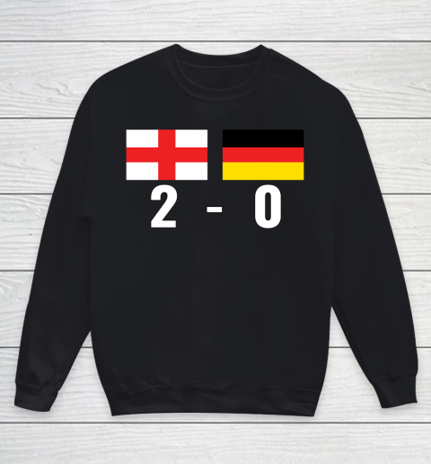 England  Germany 2 0 Euro Football Championship Youth Sweatshirt