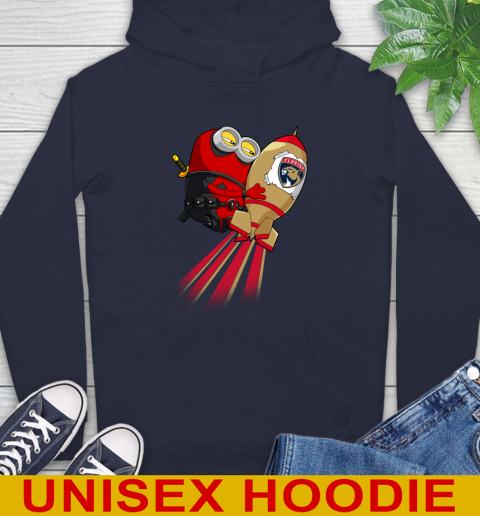NHL Hockey Florida Panthers Deadpool Minion Marvel Shirt Hoodie 3