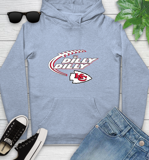 NFL Kansas City Chiefs Dilly Dilly Football Sports Youth Hoodie 10