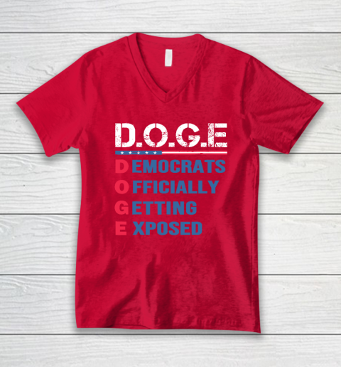 Trump D.O.G.E Department Of Government Efficiency V-Neck T-Shirt 5