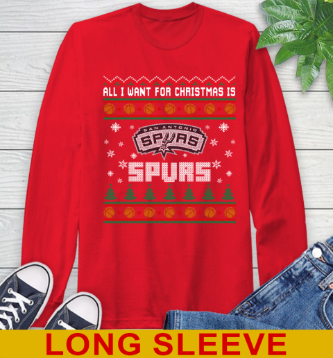 NBA Basketball All I Want For Christmas Is San Antonio Spurs 66