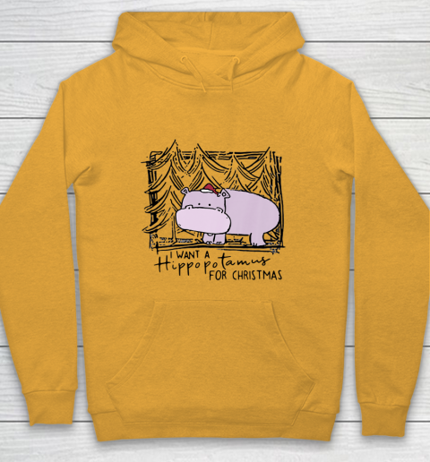 I Want A Hippopotamus For Christmas Hippo for Kid Women Men Hoodie 2