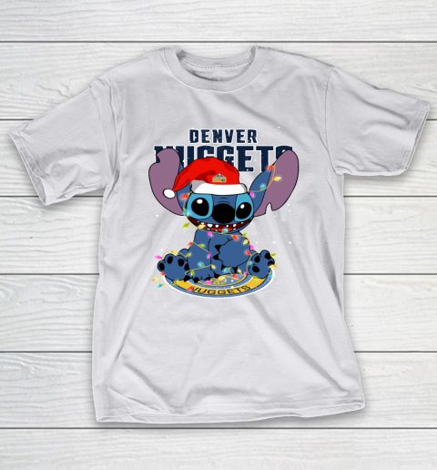 Denver Nuggets NBA noel stitch Basketball Christmas T-Shirt 9