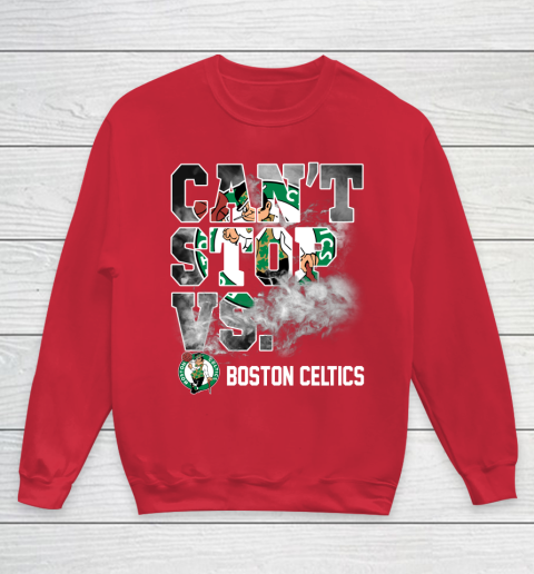 NBA Boston Celtics Basketball Can't Stop Vs Youth Sweatshirt 7