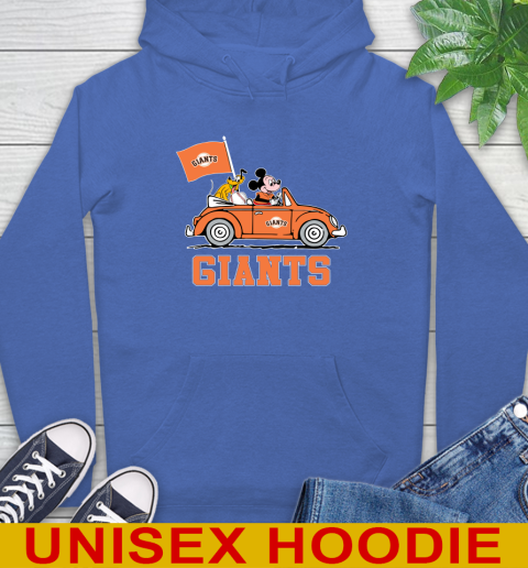 MLB Baseball San Francisco Giants Pluto Mickey Driving Disney Shirt Hoodie 9