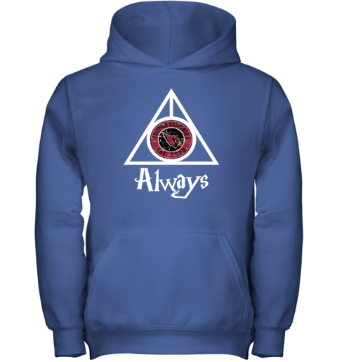 rn0l always love the arizona cardinals x harry potter mashup youth hoodie 43 front royal