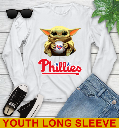 MLB Baseball Philadelphia Phillies Star Wars Baby Yoda Shirt 122